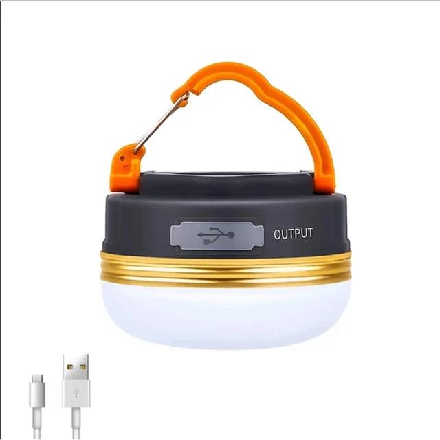 Portable LED Camping Light Built-in Battery With Remote Control Tent Hanging Lantern Outdoor Waterproof Camping Working Light
