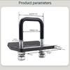 Vibration Resistant Trailer Coupler Lock Quick Release Mechanism Heavy Gauges Steel Construction For Towing Safety