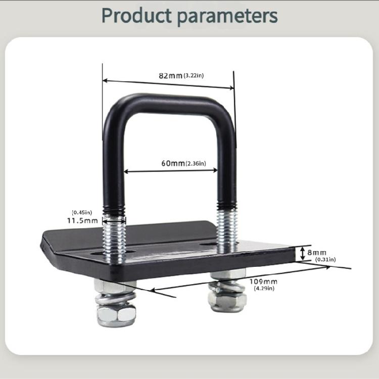 Vibration Resistant Trailer Coupler Lock Quick Release Mechanism Heavy Gauges Steel Construction For Towing Safety