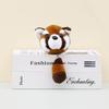 Adorable Raccoon Plush Toy Cute Stuffed Animal Keychain Bag Charm Cuddly Teddy Bear