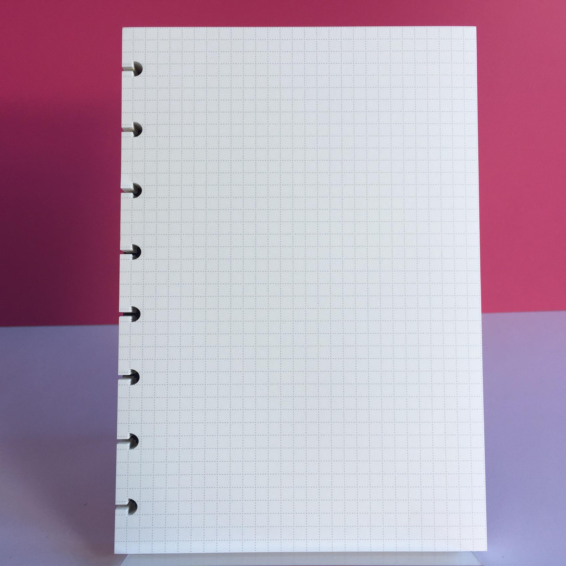 

A5 Inner Page Blank/Horizontal Line/Dot Matrix/Dotted Grid Mushroom Hole Notepad Inside Page Refill Notebook Inner Refill Quality