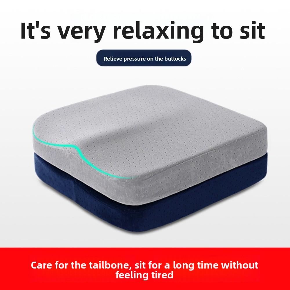 Ergonomic Design High Resilience Cushion Ultra Soft Breathable Office Cushion Anti-Slip High Resilience Tailbone Pillow