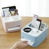 Household Plastic Multi-function Desktop Tissue Box   Remote Control Case Cosmetic Organizer Holder Suction Paper  Box