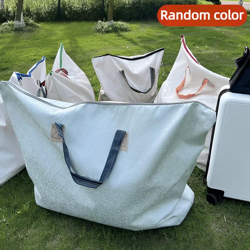 Extra Large Handle Quilt Storage Bag - Heavy-Duty Multi-Use Packing Luggage Bag for Moving, Clothes, Travel & Home Organization