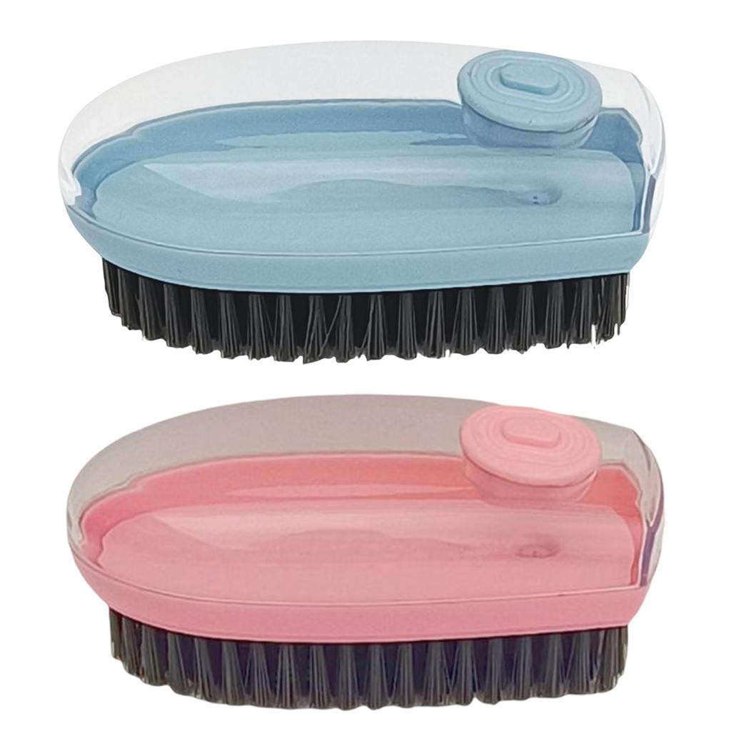 Hydraulic Cleaning Brush Multifunction Soft Washing for Clothes Kitchen Pink