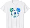 Fashion Casual Mickey Mouse Green Tie Dye T-Shirt S-4XL Four Seasons Unisex