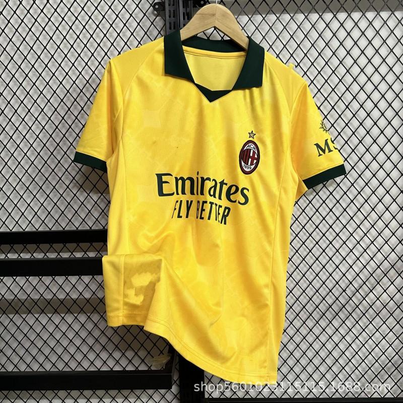 '' Soccer Jerseys AC Milan Juventus Inter Napoli Benfica Miami FC Fan Version Short Sleeve Football Shirt