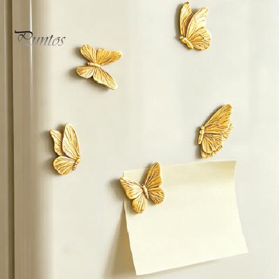 Durable Fridge Magnet 3D Butterfly Refrigerator Magnet, Resin Shape Photo Holder Decorative for Whiteboard Locker Door Magnetic Decoration