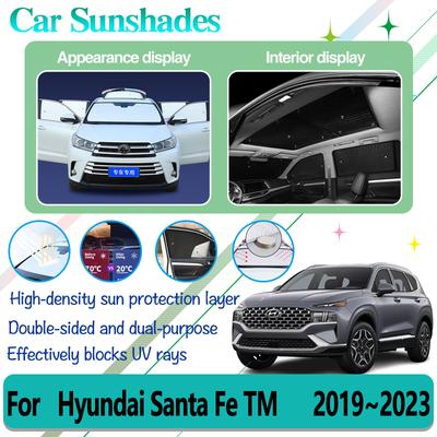 Car Windows Sunshade For Hyundai Santa Fe TM Auto Windshield Anti-UV Sun Protection Visors Accessories