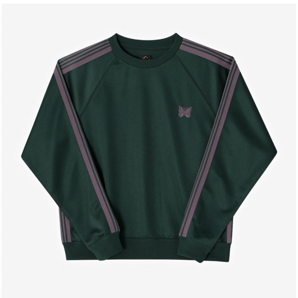 NeedleS Men S SweatShirt Poly Smooth Track Rw315 B Green