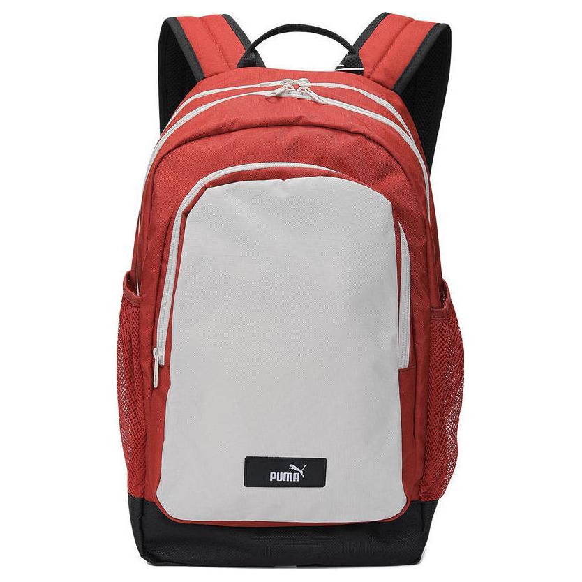Puma Casual Commuter Polyester Backpack Medium Unisex Backpacks Red White 090697-09 Red & White,Medium
