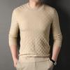 Autumn Knitted Sweater Men'S Casual Crew Neck Medium Warm Premium Trend Sweater Men'S Clothing