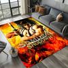 2025 Neuer Stil Spiel Samurai Spirits Shodown Haohmaru Cartoon Teppich für Wohnzimmer Schlafzimmer Zuhause Sofadekoration,Rutschfest