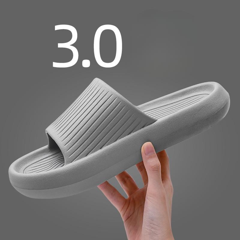 

Тапочки для дома, беззвучные пары, домашняя и уличная одежда, противоскользящие, износостойкие, для ванной, для мужчин и женщин, сандалии 44-45 серый