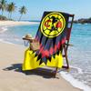 Club Amrica Fashion Beach Towel: Ideal for Summer Adventures Soft, Absorbent and Quick Drying Suitable for Swimming and Bathing