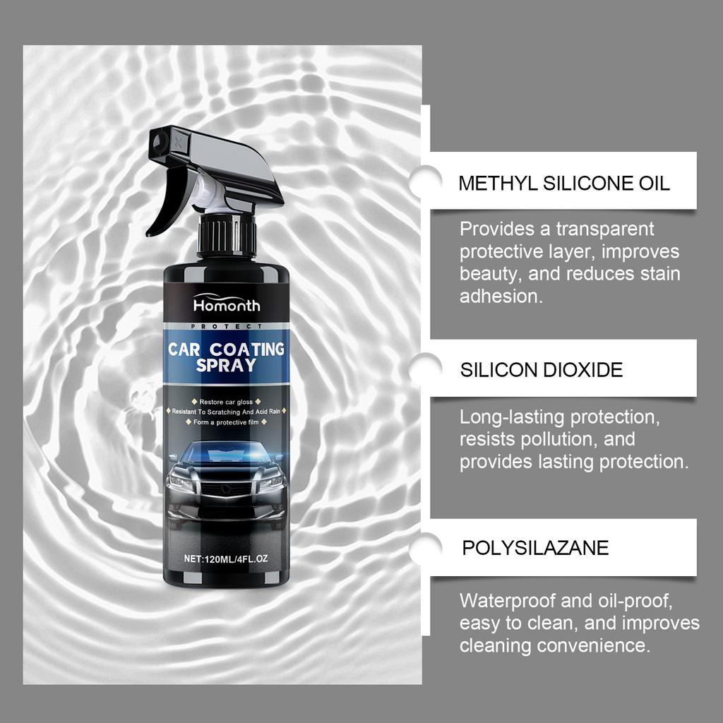 Homonth 120ml Automotive Ceramic Coating Spray For Exceptional Paint Care And Scratch Restoration