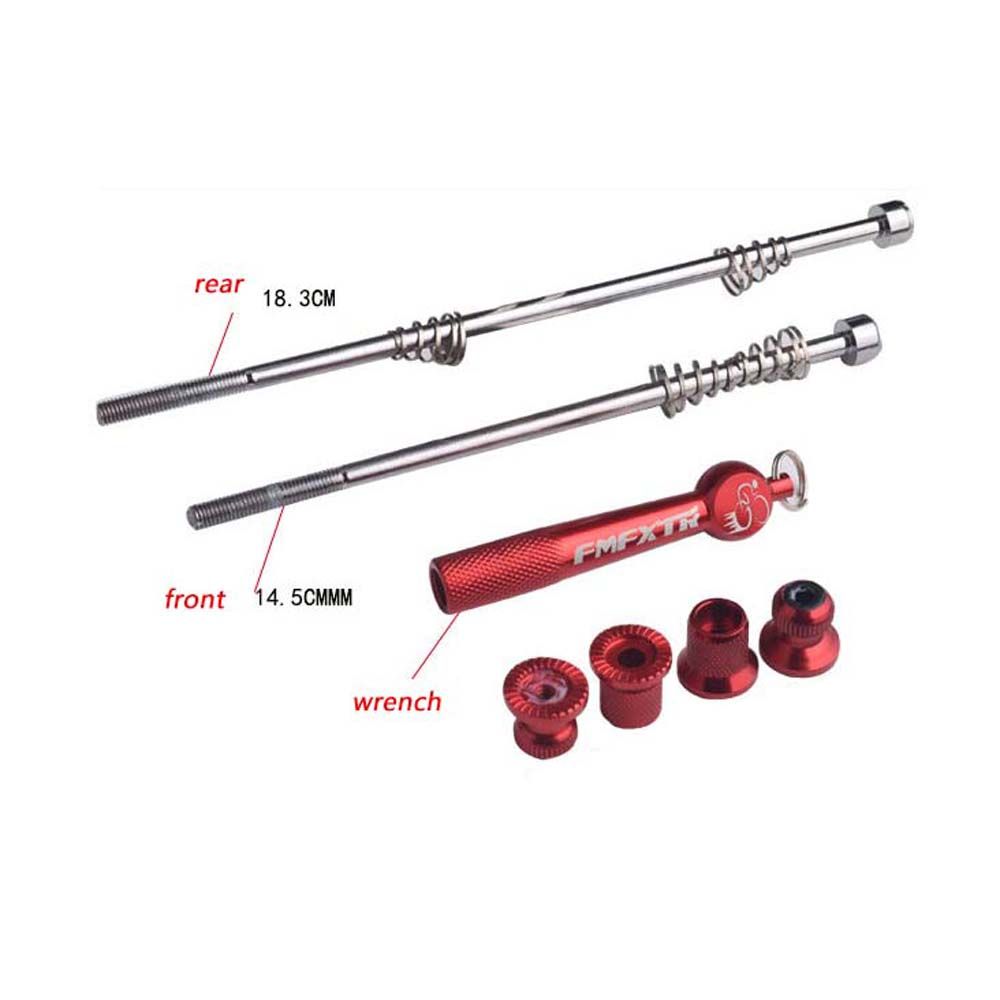 Aluminum Zinc Zinc Alloy Locking Security Wheel Accessories Bicycle Skewers Hub Quick Release Bike Skewers