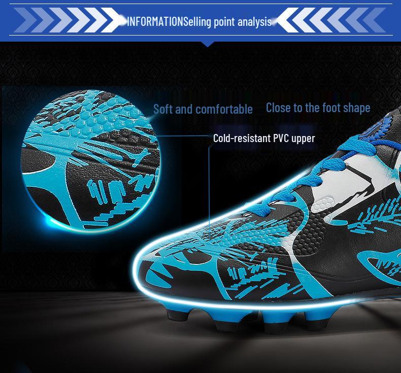 Kids' Low-Top Soccer Cleats for Spring & Fall – Long & Short Studs, Youth Training & Competition
