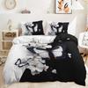 Cartoon Butterfly Down Comforter Set Bedding Set 3-piece Duvet Cover Set