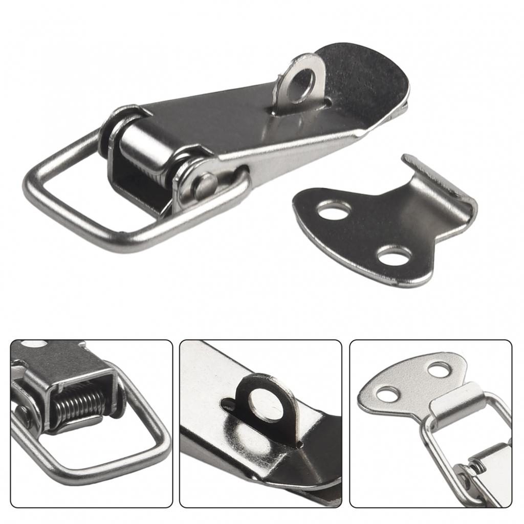 4PCS Latches 7.2*2.7cm Cold Rolled Steel High Quality Silver