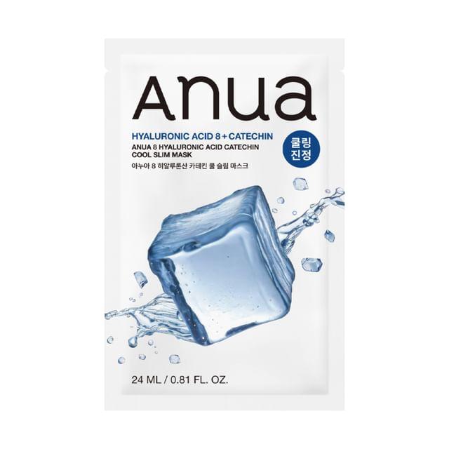 Anua - Hyaluronic Acid 8 Catechin Cool Slim Mask 24ml x 1 sheet