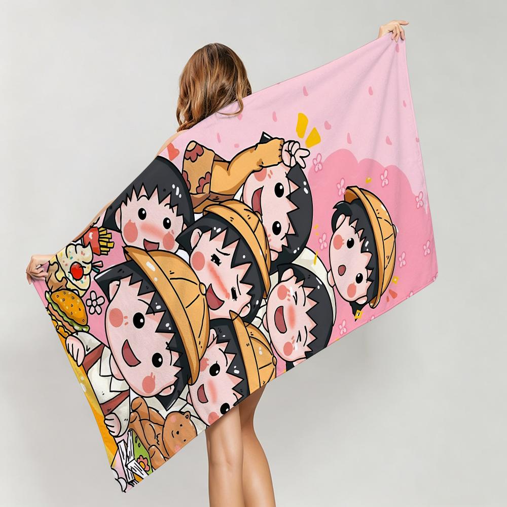 Cute C-Chibi Maruko-chanS Towel Five-Star Hotel Quality Eco-Friendly Ultra Soft Thick Towels & Beach Towels