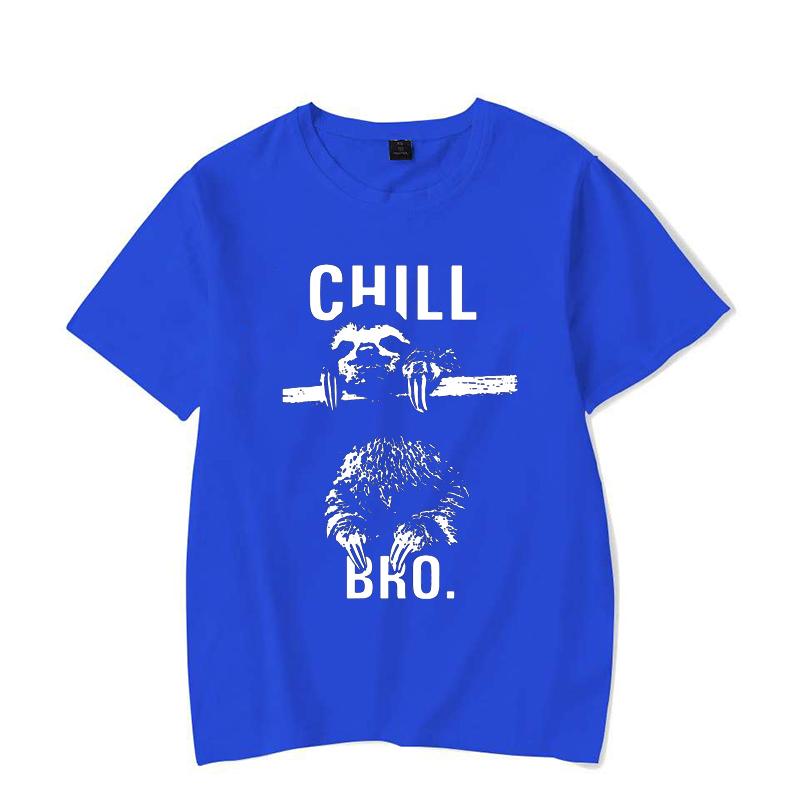 Makaya Cool Swag T-Shirt with Sloth Chill Bro Men's T Shirt Women Fashion Shirt Cute Tops