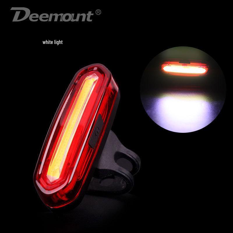 Deemount USB Rechargeable Dual-Color Bike Taillight