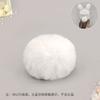 Cute Rabbit Ear Helmet Decoration Female Knight Helmet Modification Accessories Plush Rabbit Ear Tail Helmet Jewelry