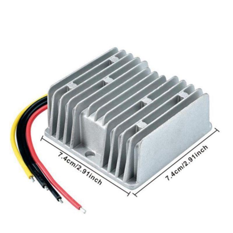 A84E-DC 12 / 24V To DC 48V 6A 288W Voltage Converter Regulator DC/DC Boost Transformer Waterproof Durable Easy Install Easy To U