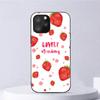 Lovely Strawberry Phone Case For Iphone 11 12 Mini 13 14 Pro Xs Max X 8 7 6s Plus 5 Se Xr Shell