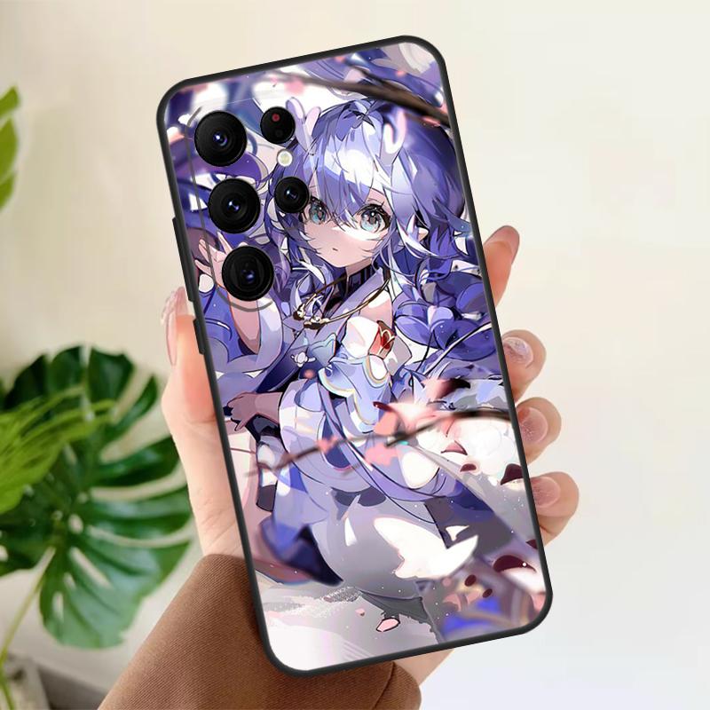 

Серебряный Волк Honkai Star Rail Мягкий Чехол Для Samsung Galaxy S24 Ultra S21 S22 S23 S25 Plus S20 FE S9 S10 S23 FE Чехол для Телефона Galaxy S22Ultra