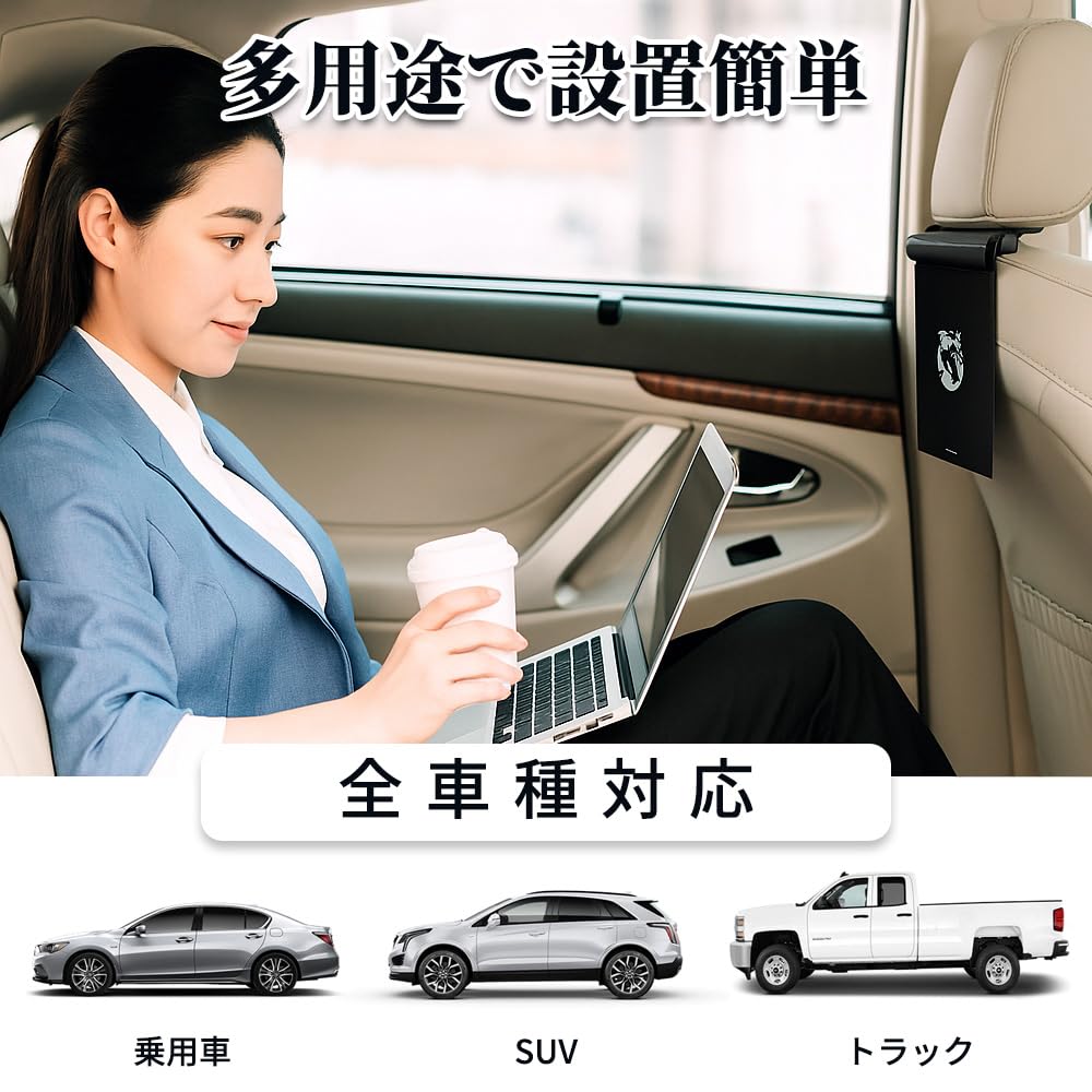 UNNIK Car Trash Bag Car Trash Attaches to Back Seats and Includes 40 PE No Tools Compatible with Multiple Car Accessory for Outdoor Convenient