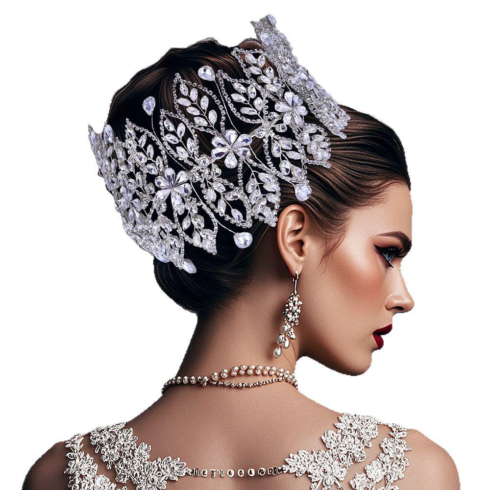 Chenxing CX426 Handmade Baroque Rhinestone Bridal Headband