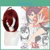 Dan Da Dan Short Red Cosplay Wig With Breathable Natural Feel For Cosplay And Costume Events
