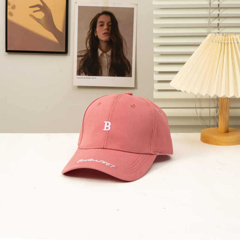 B standard hard top head circumference adjustable baseball hat men's summer face small new women's cap