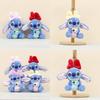 Stitch Plush Toy With Red Bow For Kids And Collectors