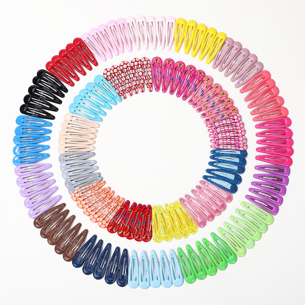 

50 шт./набор Заколки для волос для девочек Конфетный цвет Капающая заколка для волос Принцесса Заколка Корейские заколки Головной убор Аксессуары для волос для девочек