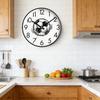 Easy Read Soccer Clock, Silent Non-Ticking, Sports Ball Design, Battery Operated for Boys Room & Man Cave