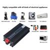 Power Inverter 2000W Solar Modified Sine Wave Car Charger Converter with LCD Display Outlet Input DC 12V 24V Output AC