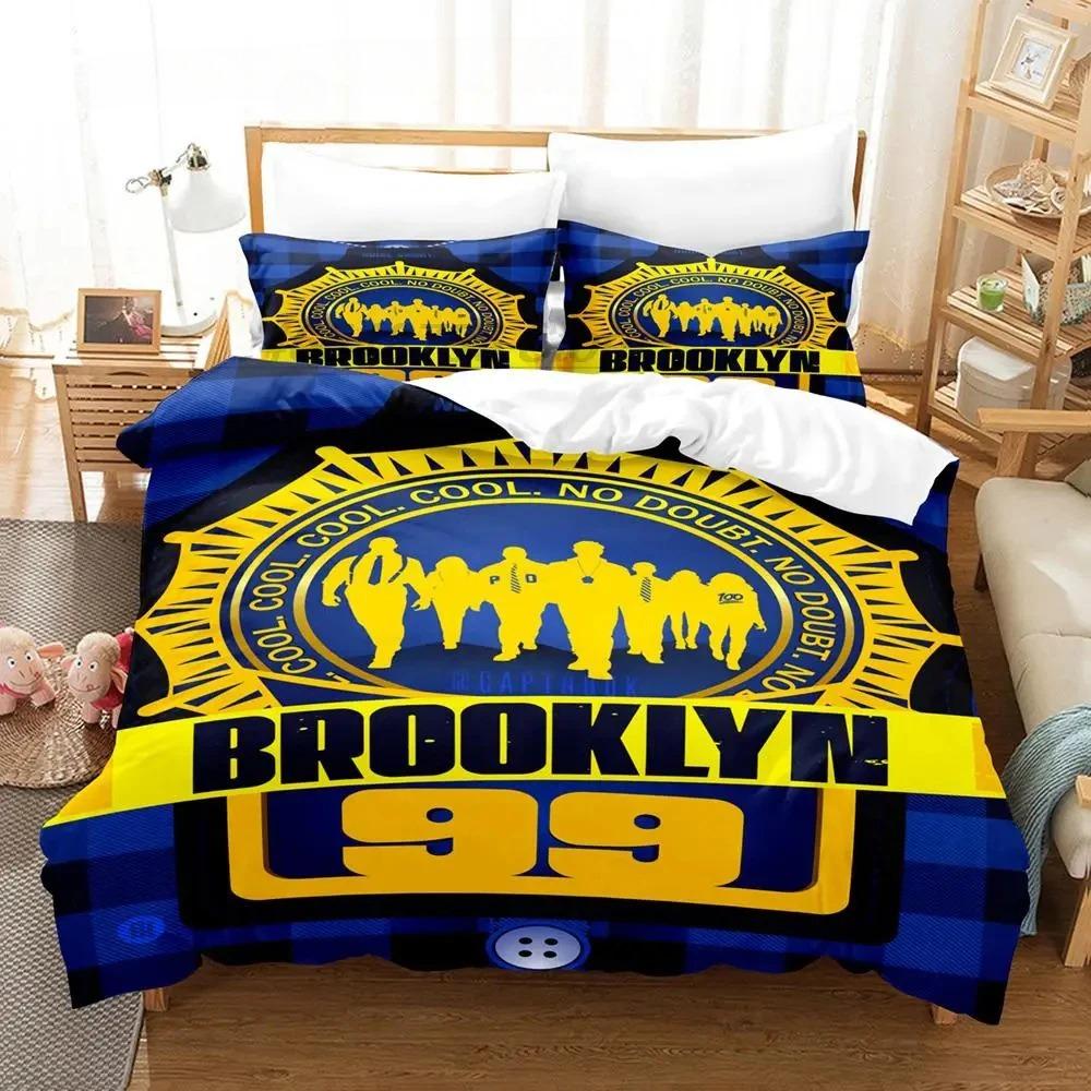 Brooklyn-Nine-Nine Bedding Set Single Twin Full Queen King Size Bed Set Aldult Boys Bedroom Duvet cover Sets 3D Print