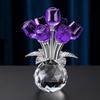 Handmade Crystal Rose Bouquet Eternal Bloom Eternal Rose Decoration  Father's Day