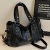 Geantă Tote Retro pentru Femei din Piele Sintetică Moale, Capacitate Mare, Culoare Solidă, Geantă de Umăr/Crossbody Clasică pentru Utilizare Zilnică