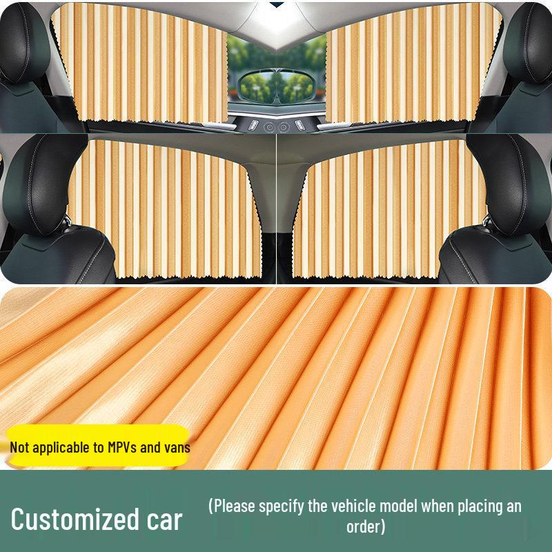 Magnetic Sunshade Car Curtains for Privacy and UV Protection in Small Vehicles