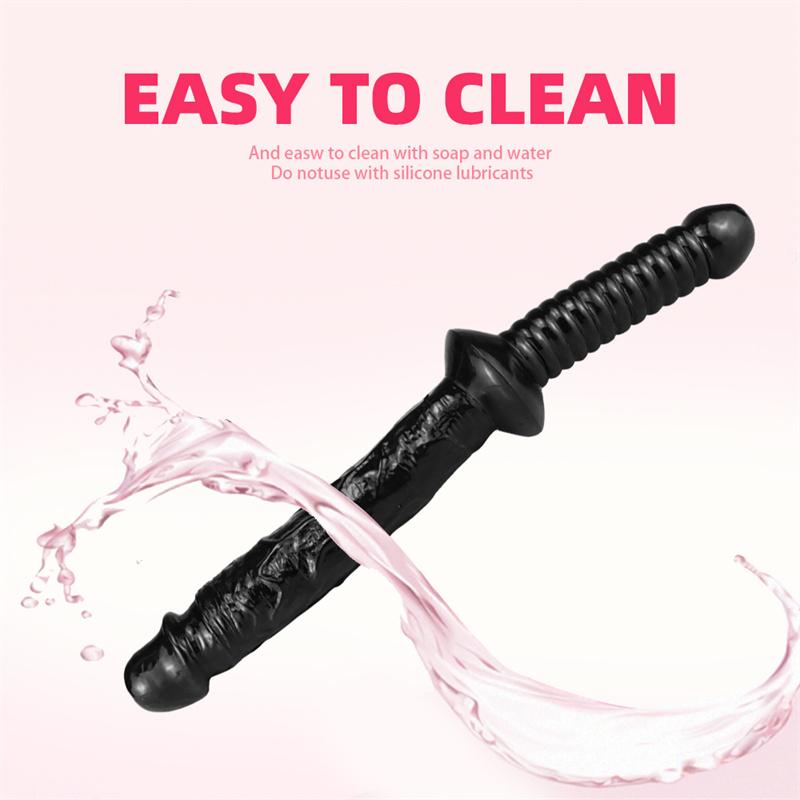 Double-headed Sword Oversized Rough Simulation Double-headed Phallus Lala Gay Sex Toys