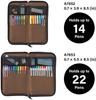 LIHIT LAB Pen Flat Case, Type, Indigo, A7652-11