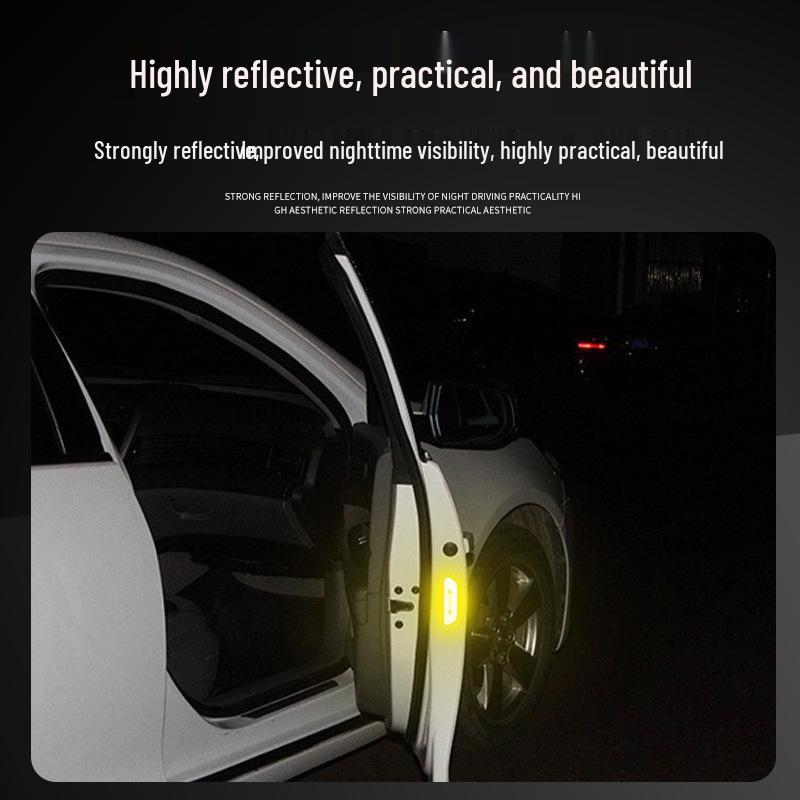 Car Door Reflective Anti-Collision Warning Stickers - OPEN