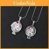 The Vampire Diaries Red Rhinestone Decoration Openable Alloy Necklace For Fans And Casual Wear