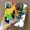 LGBT Rainbow Love Is Love Soft Phone Case for Xiaomi Redmi 15C 15 14C 13C 12C Poco X5 X6 X7 Pro X3 F8 F7 Ultra M8 13 12 Cover Ba