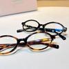 2pcs Trendy Small Oval Multi Color Glasses Frames Women Anti Blue Light Glasses Frame Computer Optical Lenses Eyeglasses